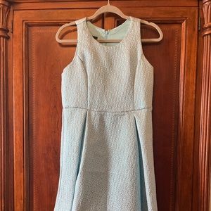 Turquoise Brocade Dress